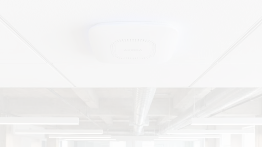 axidra access point mounted on office ceiling