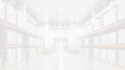 Industrial cold storage facility pallets
