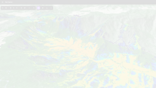 3D representation of Telstra 4G coverage in a hilly forested environment